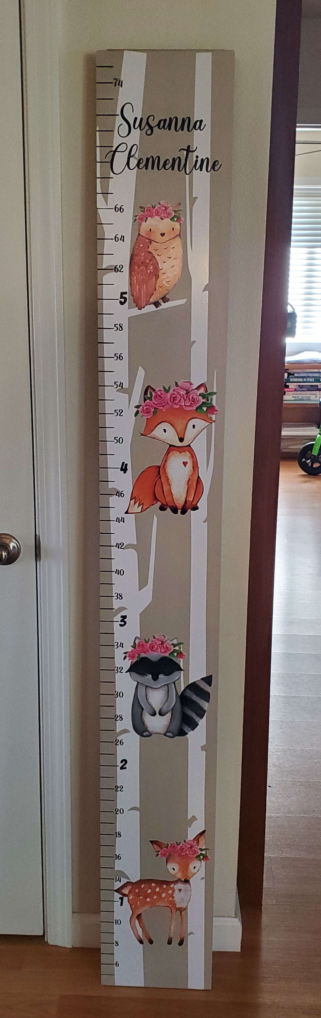 Custom Growth Chart Boards – Personalized, Handcrafted, and Made to Match Your Style