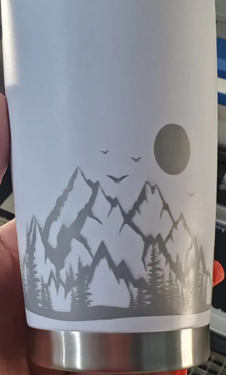 Custom Engraved 20oz Stainless Steel Tumbler with Lid – Multiple Colors