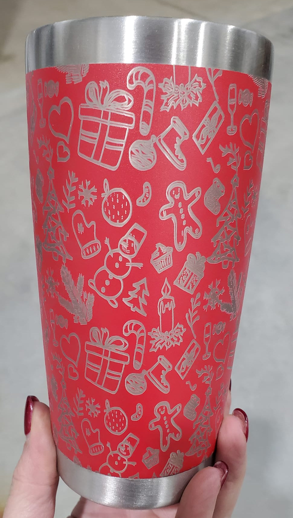 Custom Engraved 20oz Stainless Steel Tumbler with Lid – Multiple Colors