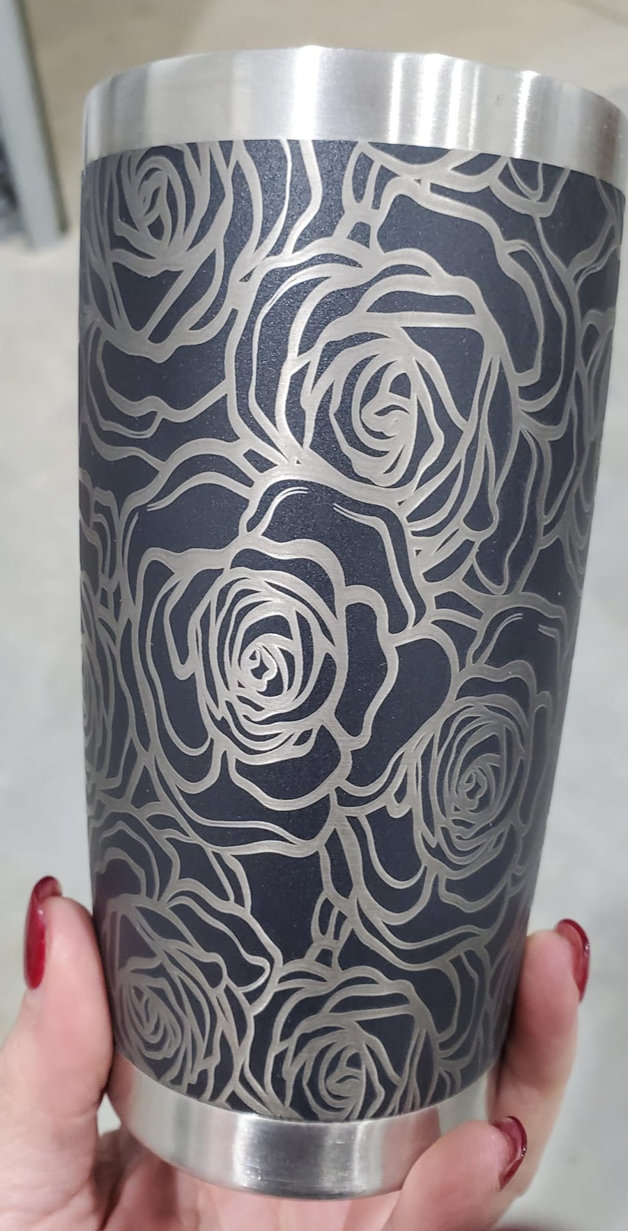 Custom Engraved 20oz Stainless Steel Tumbler with Lid – Multiple Colors