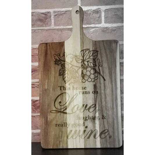 Acacia Wood Cutting Board – 16" x 9" (One of a Kind)