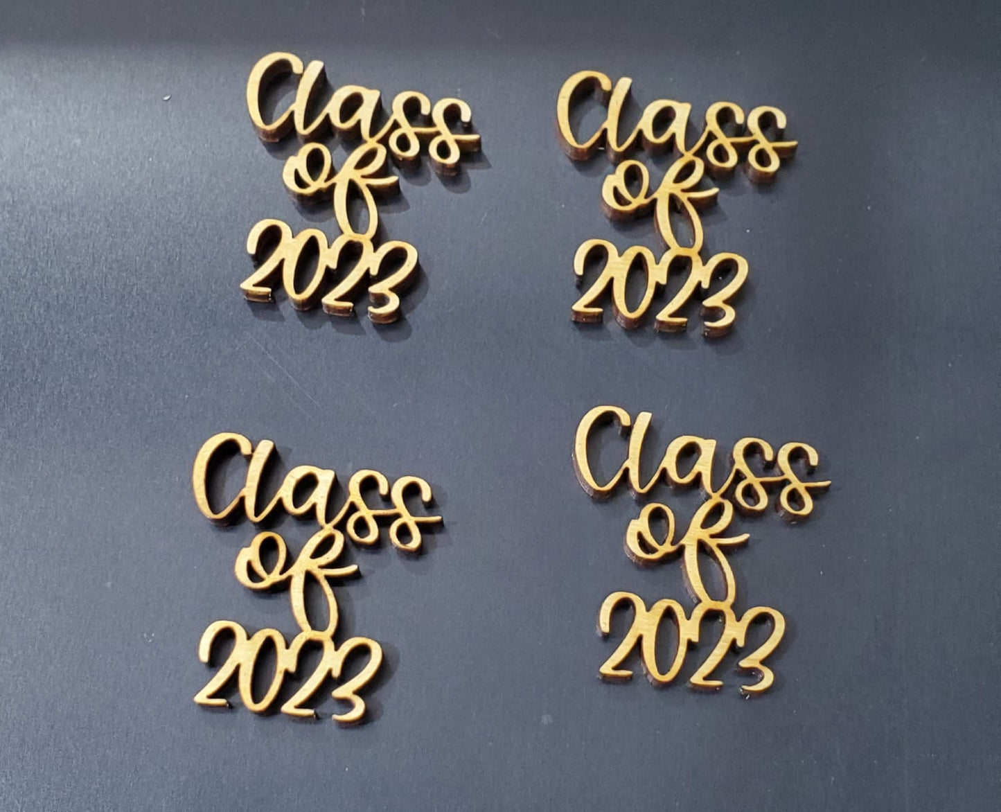 Graduation Confetti – Pre-Made Words, Laser Cut Wood Table Scatter