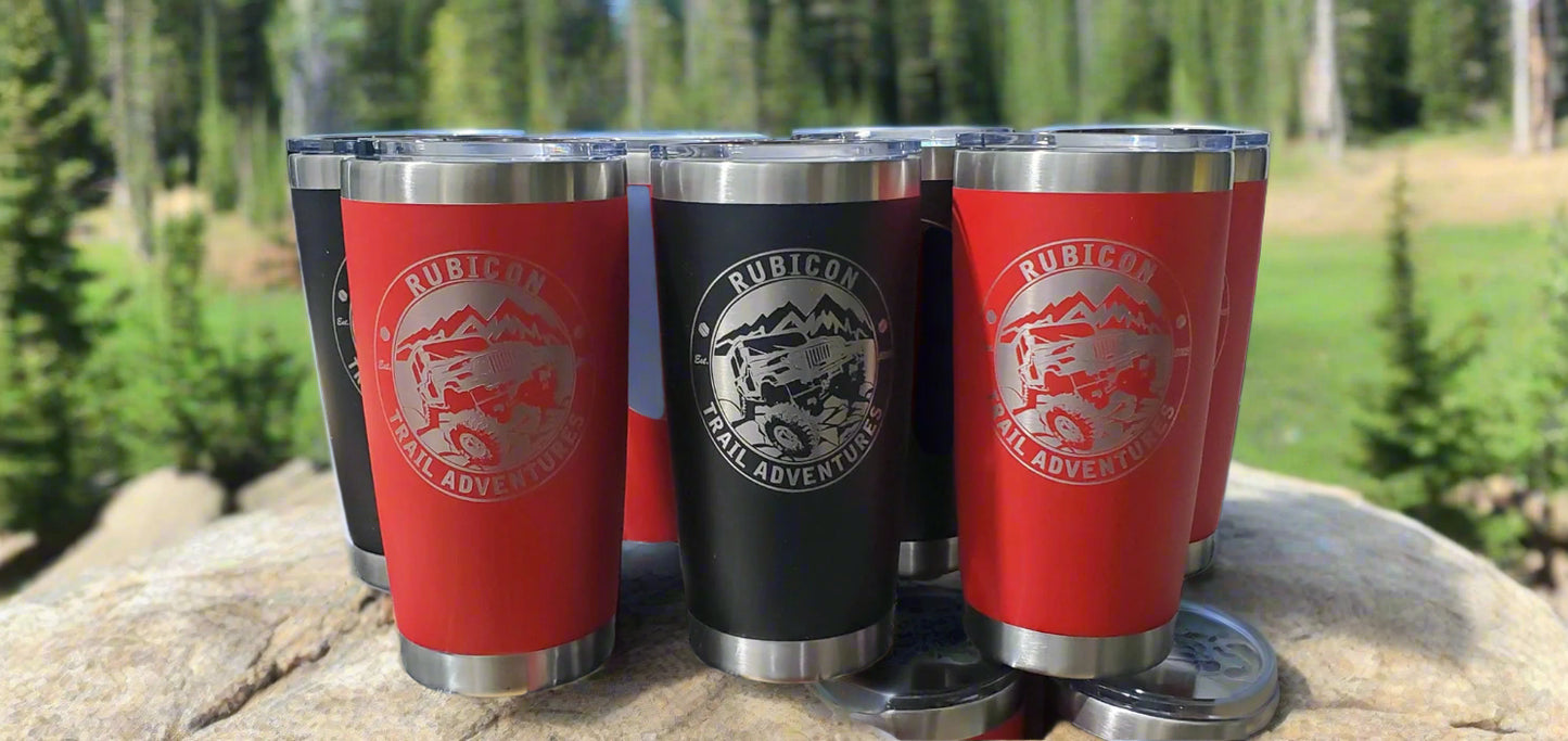 Rubicon Trail Adventures – Custom Engraved 20oz Tumbler (Limited Edition)