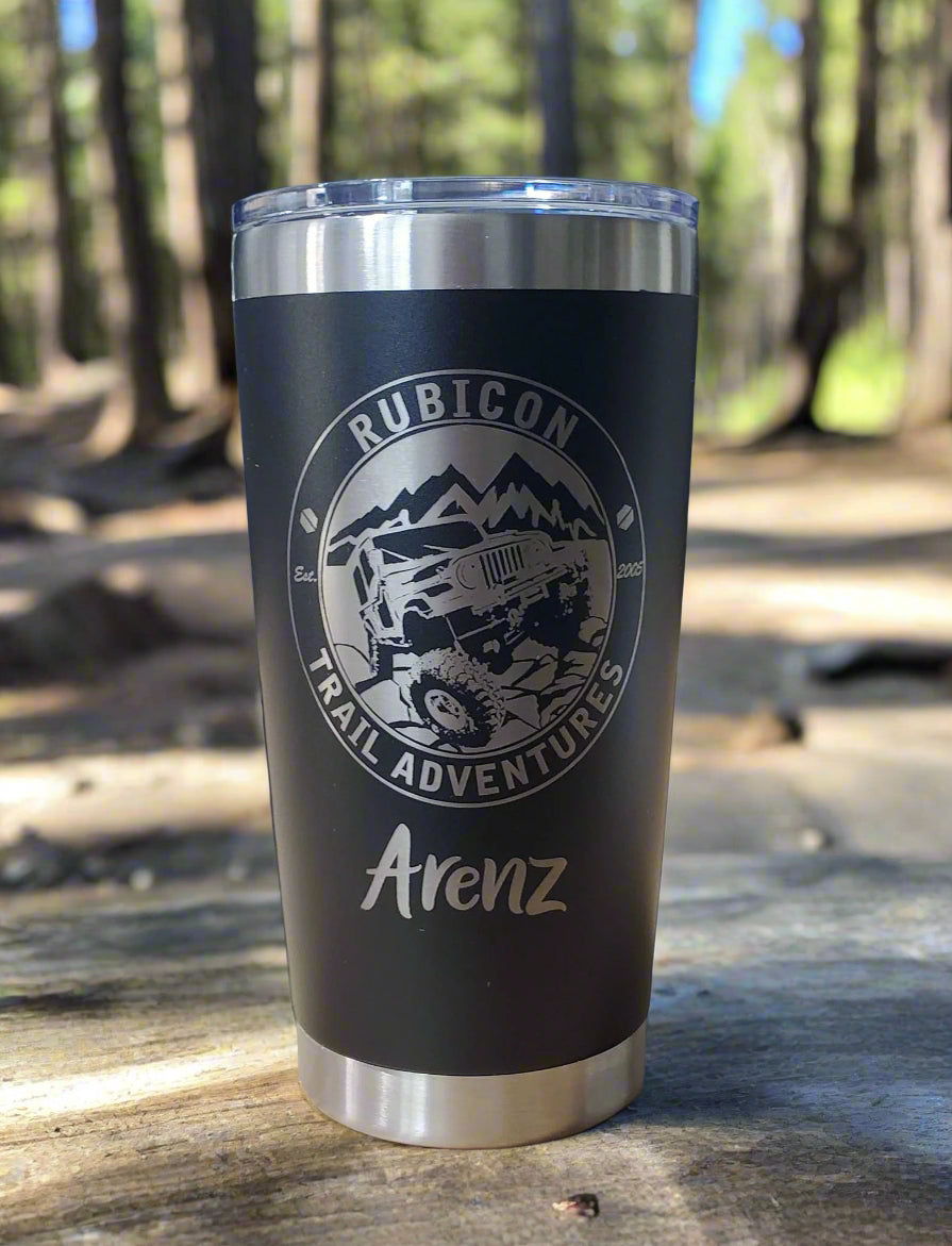 Rubicon Trail Adventures – Custom Engraved 20oz Tumbler (Limited Edition)