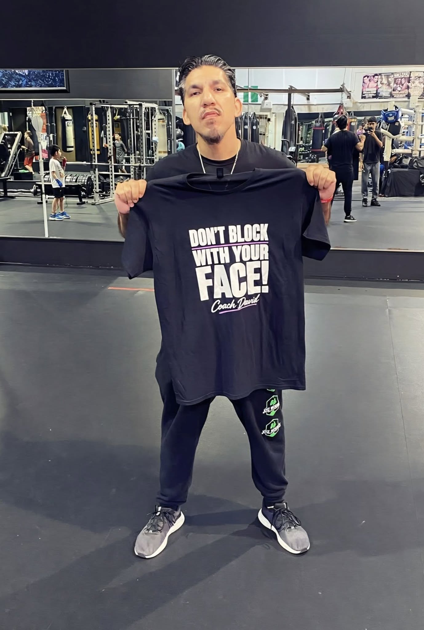 Coach Davidisms: "Don't Block With Your Face" Tee — Founding Edition