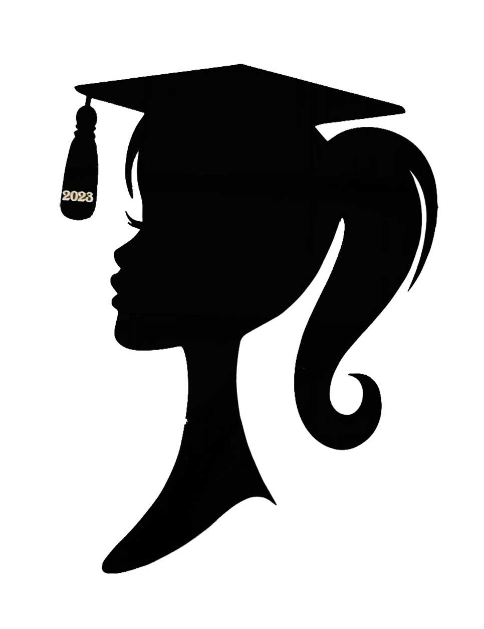 Elegant Graduation Silhouette – Acrylic Cutout