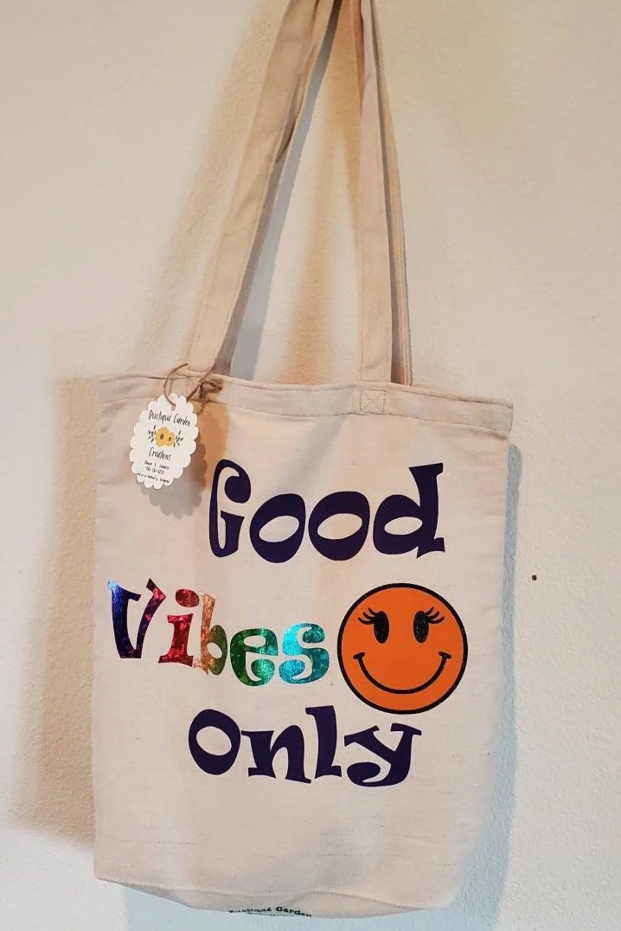 Good Vibe Only bag