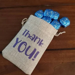 Thank You! Burlap Goodie Bags